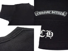 画像をギャラリービューアに読み込む, CHROME HEARTS クロムハーツ OFFWHITE Tokyo Tee オフホワイト 東京限定半袖Tシャツ バックスクロールラベルプリント ブラック 良品 中古 4b000003