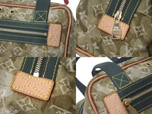 Load image into Gallery viewer, LOUIS VUITTON ルイヴィトン モノグラム ジャスミン 村上隆 ハンドバッグ デニム FL2018 M95772 カーキ 美品 中古 4b000300