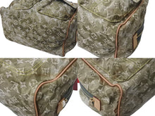 Load image into Gallery viewer, LOUIS VUITTON ルイヴィトン モノグラム ジャスミン 村上隆 ハンドバッグ デニム FL2018 M95772 カーキ 美品 中古 4b000300