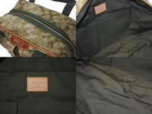 Load image into Gallery viewer, LOUIS VUITTON ルイヴィトン モノグラム ジャスミン 村上隆 ハンドバッグ デニム FL2018 M95772 カーキ 美品 中古 4b000300