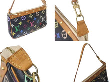 画像をギャラリービューアに読み込む, LOUIS VUITTON ルイヴィトン ポシェットアクセソワール アクセサリーポーチ M92648 モノグラム マルチカラー ブラック 美品 中古 4b000301