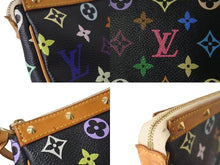 画像をギャラリービューアに読み込む, LOUIS VUITTON ルイヴィトン ポシェットアクセソワール アクセサリーポーチ M92648 モノグラム マルチカラー ブラック 美品 中古 4b000301