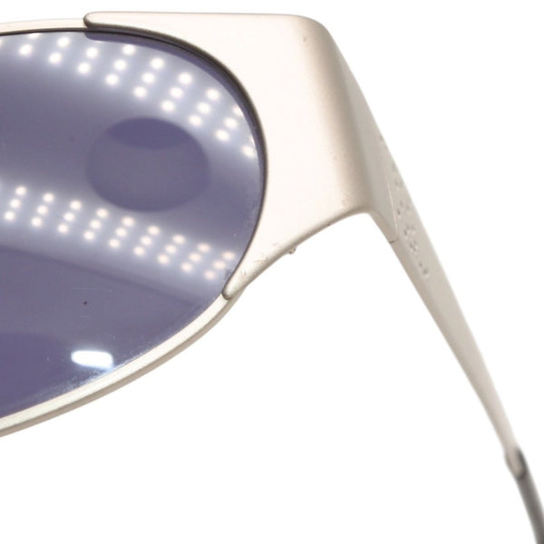 CHANEL Sunglasses Eyewear 09613 45002 Coco Mark Punching Logo Metal Silver Gray Good Condition Used 4a000609