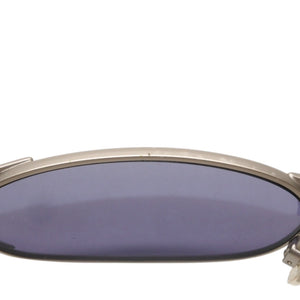 CHANEL Sunglasses Eyewear 09613 45002 Coco Mark Punching Logo Metal Silver Gray Good Condition Used 4a000609