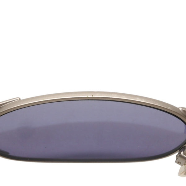 CHANEL Sunglasses Eyewear 09613 45002 Coco Mark Punching Logo Metal Silver Gray Good Condition Used 4a000609