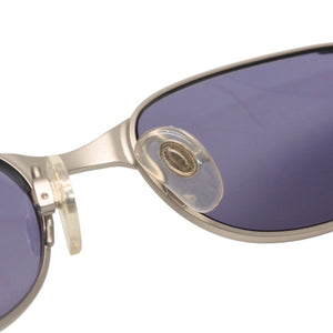 CHANEL Sunglasses Eyewear 09613 45002 Coco Mark Punching Logo Metal Silver Gray Good Condition Used 4a000609
