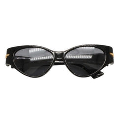 極美品 BOTTEGAVENETA ボッテガヴェネタ サングラス アイウェア BV1002S 001 サイズ55□16-135 サイドロゴ ブラック 中古 4a000610