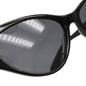 極美品 BOTTEGAVENETA ボッテガヴェネタ サングラス アイウェア BV1002S 001 サイズ55□16-135 サイドロゴ ブラック 中古 4a000610