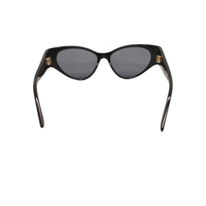 極美品 BOTTEGAVENETA ボッテガヴェネタ サングラス アイウェア BV1002S 001 サイズ55□16-135 サイドロゴ ブラック 中古 4a000610