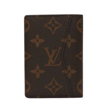 画像をギャラリービューアに読み込む, 新品未使用 LOUIS VUITTON ルイヴィトン モノグラム シャドウ オーガナイザー ポッシュ カードケース M60502 ブラック 中古 4a000318