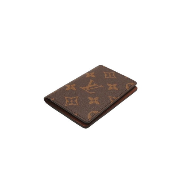 New and unused LOUIS VUITTON Monogram Shadow Organizer Posh Card Case M60502 Black Used 4a000318