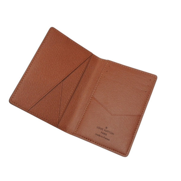 New and unused LOUIS VUITTON Monogram Shadow Organizer Posh Card Case M60502 Black Used 4a000318