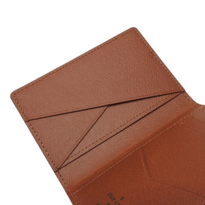 New and unused LOUIS VUITTON Monogram Shadow Organizer Posh Card Case M60502 Black Used 4a000318