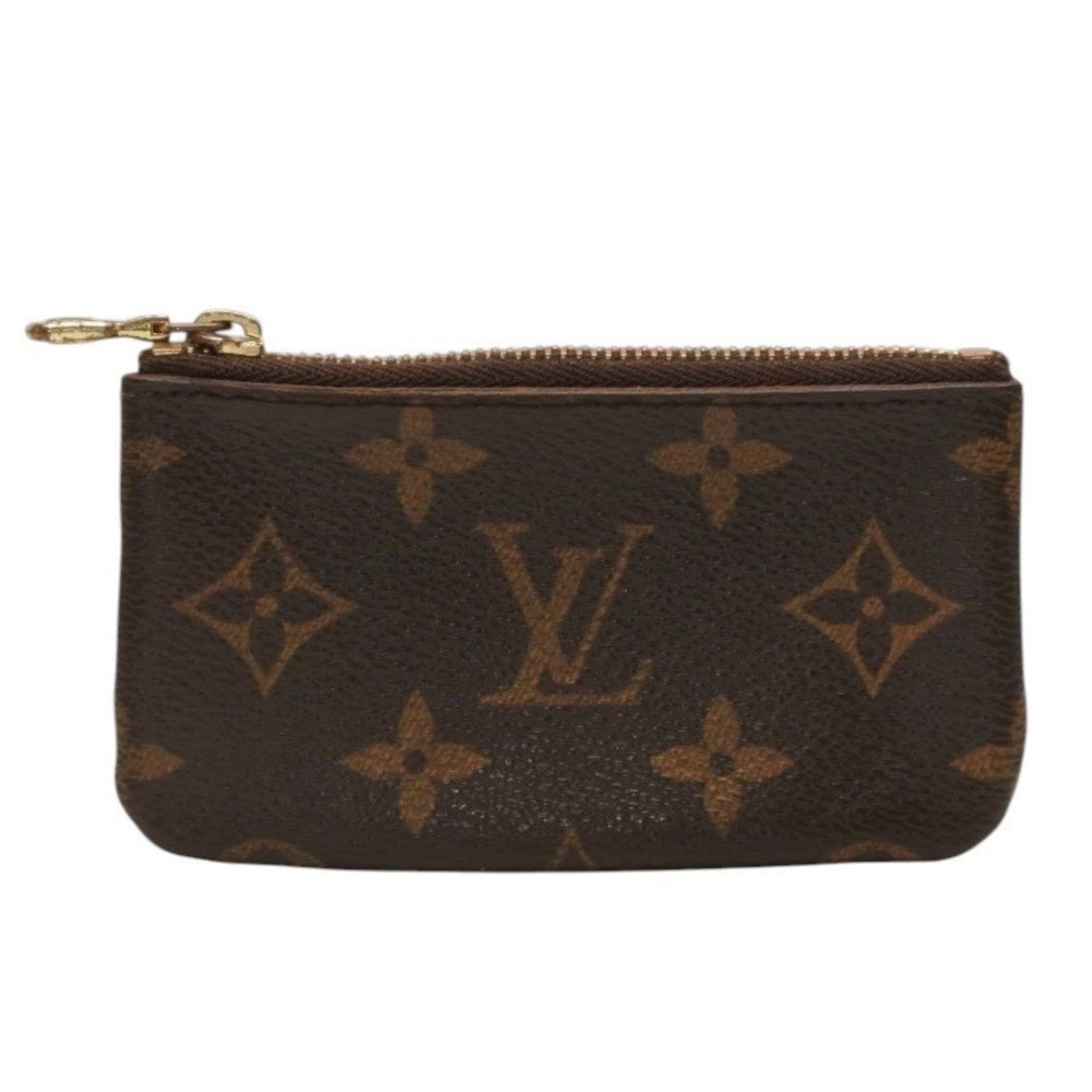 LOUIS VUITTON ルイヴィトン ポシェット クレ コインケース 小銭入れ M62650 モノグラム ブラウン 美品 中古 4a000302