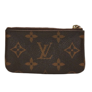 LOUIS VUITTON Pochette Cle Coin Case Coin Purse M62650 Monogram Brown Good Condition Used 4a000302