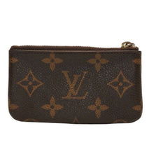 画像をギャラリービューアに読み込む, LOUIS VUITTON ルイヴィトン ポシェット クレ コインケース 小銭入れ M62650 モノグラム ブラウン 美品 中古 4a000302