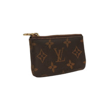 画像をギャラリービューアに読み込む, LOUIS VUITTON ルイヴィトン ポシェット クレ コインケース 小銭入れ M62650 モノグラム ブラウン 美品 中古 4a000302