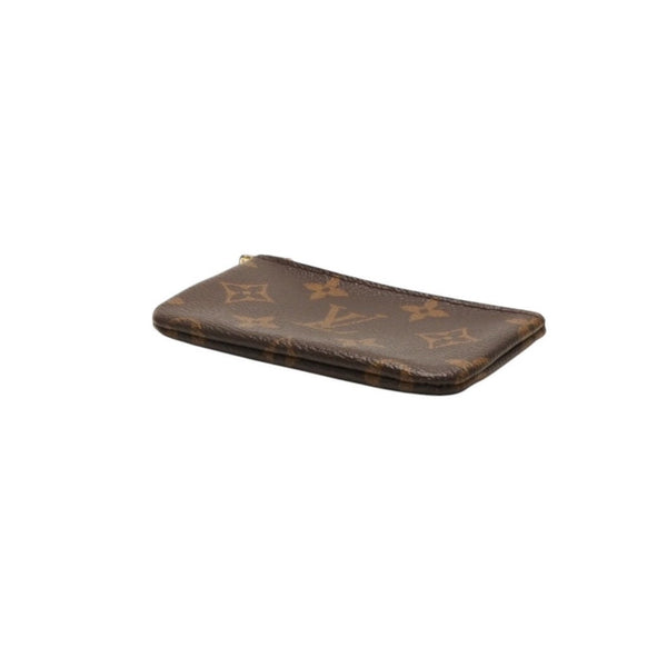 LOUIS VUITTON Pochette Cle Coin Case Coin Purse M62650 Monogram Brown Good Condition Used 4a000302