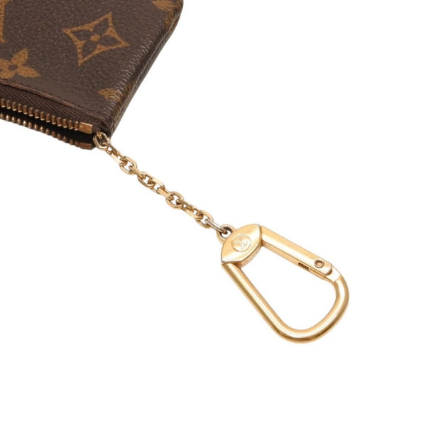 LOUIS VUITTON Pochette Cle Coin Case Coin Purse M62650 Monogram Brown Good Condition Used 4a000302