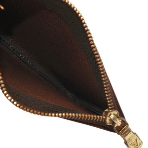 LOUIS VUITTON Pochette Cle Coin Case Coin Purse M62650 Monogram Brown Good Condition Used 4a000302