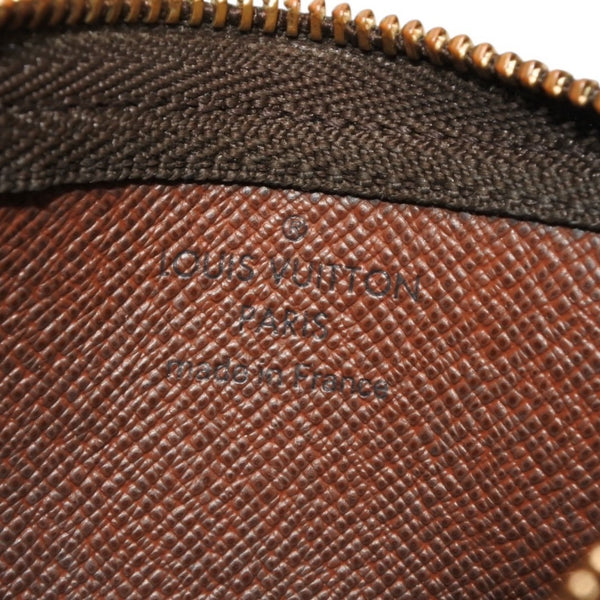 LOUIS VUITTON Pochette Cle Coin Case Coin Purse M62650 Monogram Brown Good Condition Used 4a000302