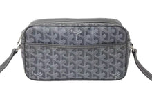 Load image into Gallery viewer, 極美品 GOYARD ゴヤール カップヴェールPM ショルダーバッグ グレー PVC レザー シルバー金具 中古 4b000302