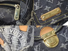 画像をギャラリービューアに読み込む, LOUIS VUITTON ルイヴィトン スピーディ30 ボストンバッグ パッチワーク M95381 モノグラムデニム ブラック 美品 中古 4b000308