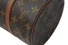 Load image into Gallery viewer, LOUIS VUITTON ルイヴィトン モノグラム パピヨン30 ハンドバッグ M51365 筒型 ロゴ 鞄 ゴールド金具 ブラウン 美品 中古 4b000310
