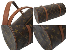 Load image into Gallery viewer, LOUIS VUITTON ルイヴィトン モノグラム パピヨン30 ハンドバッグ M51365 筒型 ロゴ 鞄 ゴールド金具 ブラウン 美品 中古 4b000310