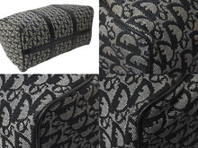 画像をギャラリービューアに読み込む, Christian Dior クリスチャンディオール トロッター 35cm ボストンバッグ BO A 0043 ブラック シルバー金具 美品 中古 4b000311