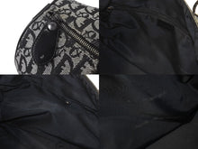 画像をギャラリービューアに読み込む, Christian Dior クリスチャンディオール トロッター 35cm ボストンバッグ BO A 0043 ブラック シルバー金具 美品 中古 4b000311