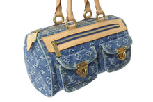 Load image into Gallery viewer, 極美品 LOUIS VUITTON ルイヴィトン ネオスピーディ ハンドバッグ M95019 モノグラムデニム ゴールド金具 中古 4b000313