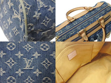 Load image into Gallery viewer, 極美品 LOUIS VUITTON ルイヴィトン ネオスピーディ ハンドバッグ M95019 モノグラムデニム ゴールド金具 中古 4b000313