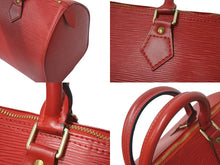 画像をギャラリービューアに読み込む, LOUIS VUITTON ルイヴィトン スピーディ30 ハンドバッグ M43007 エピ レザー レッド ゴールド金具 美品 中古 4b000315