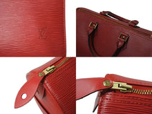 画像をギャラリービューアに読み込む, LOUIS VUITTON ルイヴィトン スピーディ30 ハンドバッグ M43007 エピ レザー レッド ゴールド金具 美品 中古 4b000315