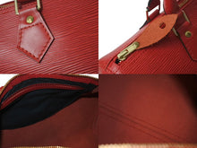 画像をギャラリービューアに読み込む, LOUIS VUITTON ルイヴィトン スピーディ30 ハンドバッグ M43007 エピ レザー レッド ゴールド金具 美品 中古 4b000315