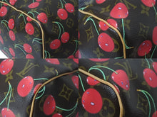 画像をギャラリービューアに読み込む, 新品同様 LOUIS VUITTON ルイヴィトン キーポル45 ボストンバッグ M95011 モノグラムチェリー 村上隆 PVC レザー 中古 4b000316