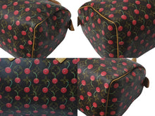 Load image into Gallery viewer, 極美品 LOUIS VUITTON ルイヴィトン モノグラムチェリー スピーディ25 ハンドバッグ M95009 村上隆 ブラウン 中古 4b000319