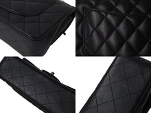 Load image into Gallery viewer, 極美品 CHANEL シャネル チェーンショルダーバッグ マトラッセ23 Wフラップラップ ラムスキン ブラックシルバー 29番台 中古 4b000320