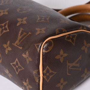 LOUIS VUITTON ルイヴィトン ナノスピーディ 2WAY ショルダーバッグ M61252 モノグラム 美品 中古 4a000423