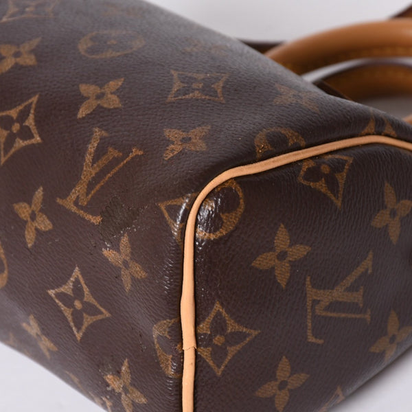 LOUIS VUITTON ルイヴィトン ナノスピーディ 2WAY ショルダーバッグ M61252 モノグラム 美品 中古 4a000423