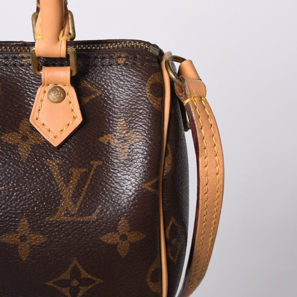 LOUIS VUITTON ルイヴィトン ナノスピーディ 2WAY ショルダーバッグ M61252 モノグラム 美品 中古 4a000423
