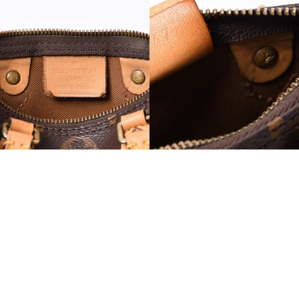 LOUIS VUITTON ルイヴィトン ナノスピーディ 2WAY ショルダーバッグ M61252 モノグラム 美品 中古 4a000423