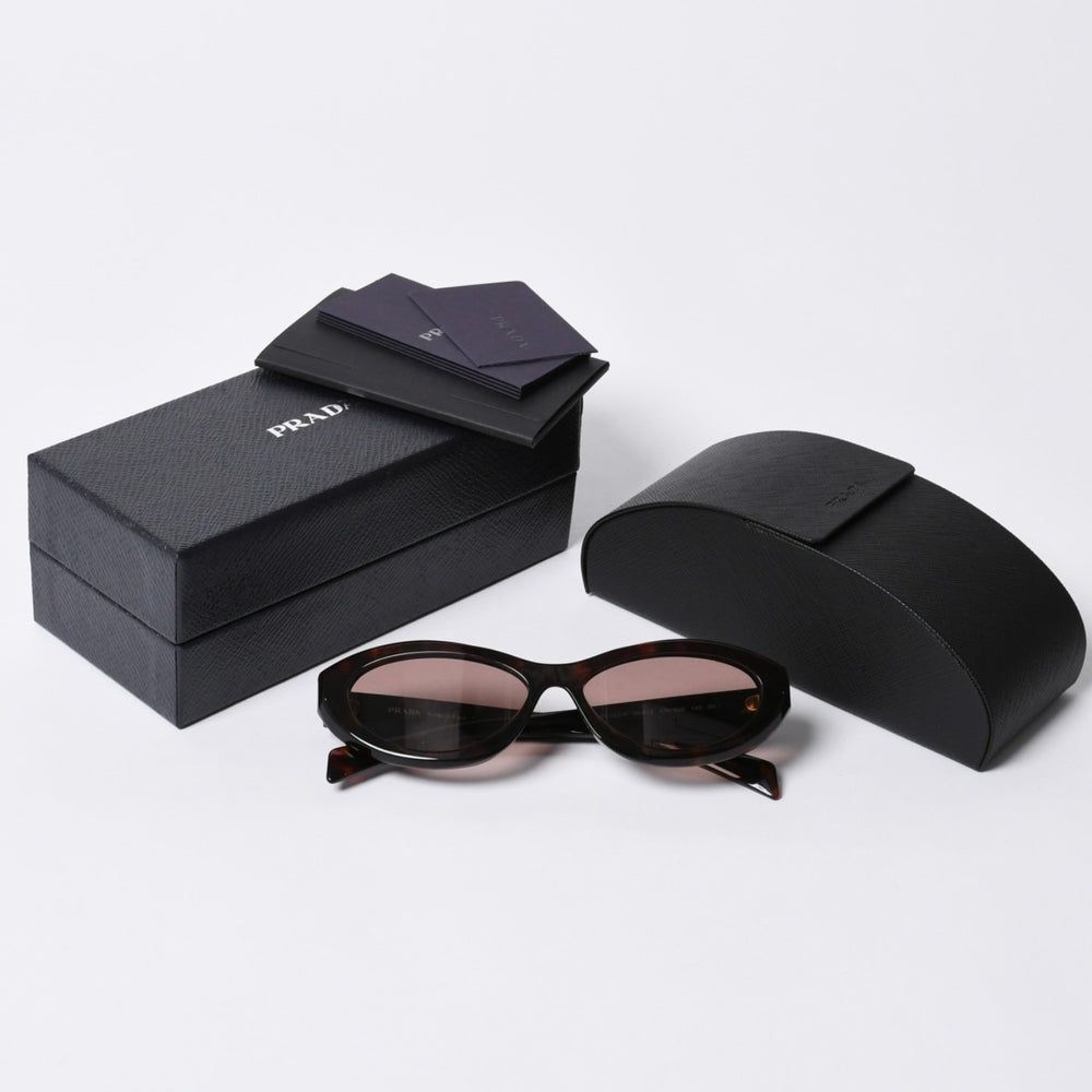 PRADA プラダ サングラス アイウェア SPR26Z-F 17N-60B サイズ56□15 145 べっ甲カラー ブラウン 美品 中古 4a000321
