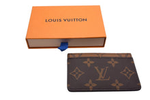画像をギャラリービューアに読み込む, 新品同様 LouisVuitton ルイヴィトン カードケース モノグラム リバース ポルト カルト サーンプル M69161 ブラウン 中古 4b000323