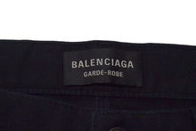 画像をギャラリービューアに読み込む, BALENCIAGA バレンシアガ 24SS GARDEROBE BOOT CUT ワードローブ ブーツカット デニムパンツ 773760 ブラック サイズ34 美品 中古 4b000338