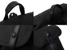 画像をギャラリービューアに読み込む, 極美品 LOUISVUITTON ルイヴィトン クリストファー MM リュックサック M55699 トリヨンレザー ブラック シルバー金具 中古 4b003537