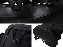 画像をギャラリービューアに読み込む, 極美品 LOUISVUITTON ルイヴィトン クリストファー MM リュックサック M55699 トリヨンレザー ブラック シルバー金具 中古 4b003537