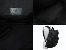 画像をギャラリービューアに読み込む, 極美品 LOUISVUITTON ルイヴィトン クリストファー MM リュックサック M55699 トリヨンレザー ブラック シルバー金具 中古 4b003537
