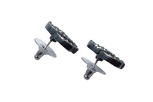 Load image into Gallery viewer, CHANEL シャネル ココマーク ピアス 重量約6.0g 00A刻印 メタル ラインストーン ブラック クリア 両耳用 美品 中古 4b000380